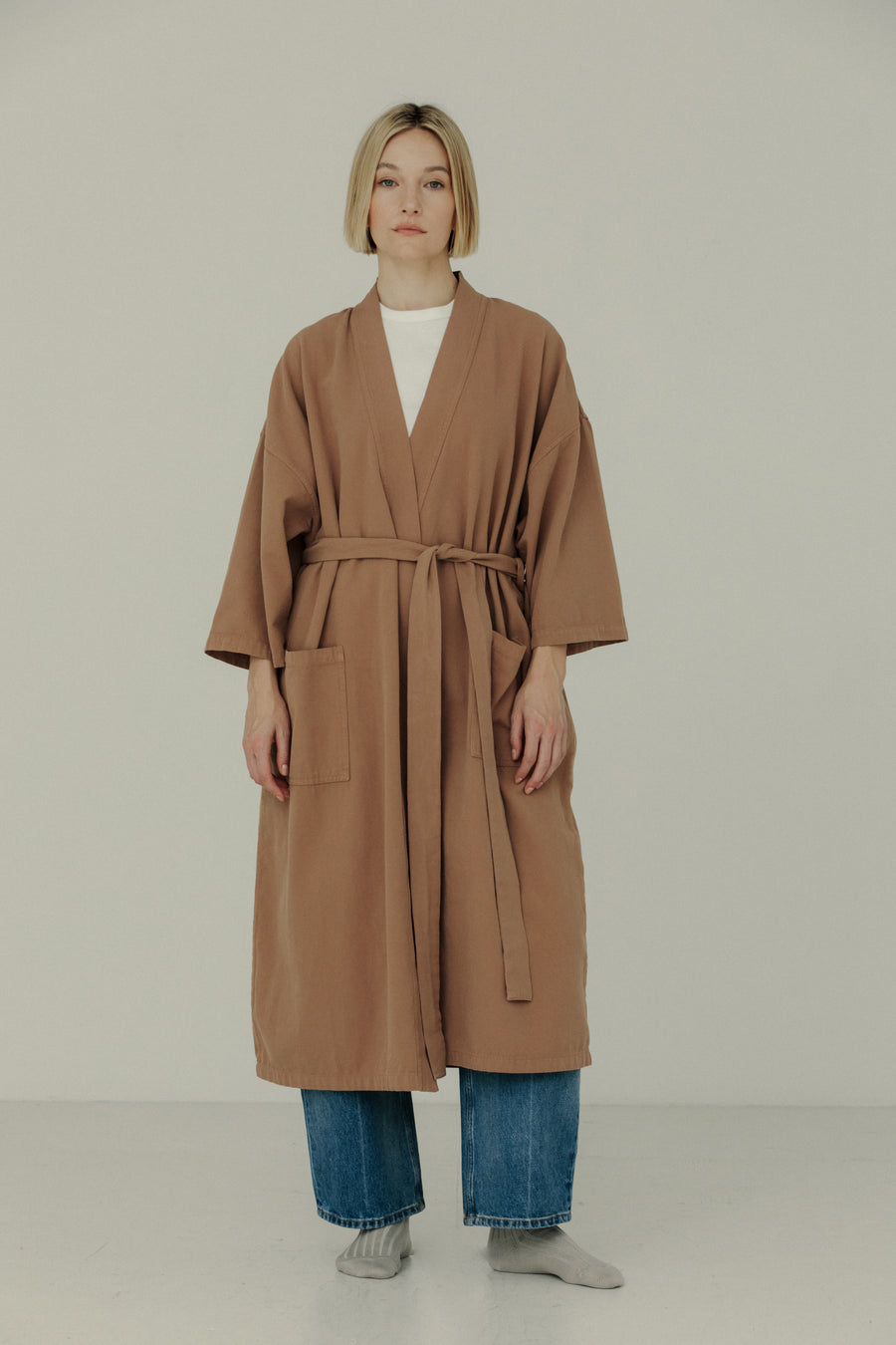 Baja House Robe in Umber