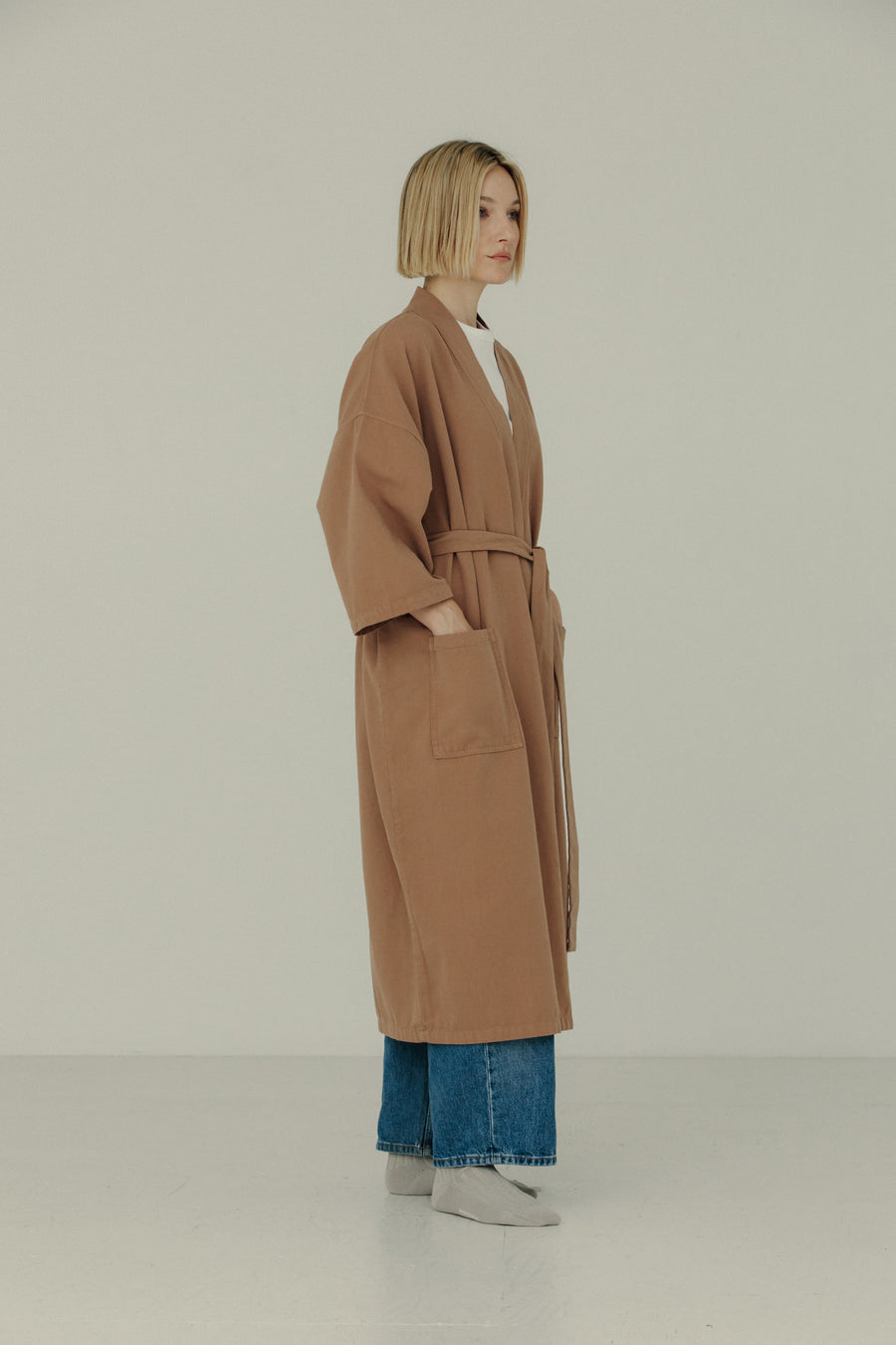 Baja House Robe in Umber