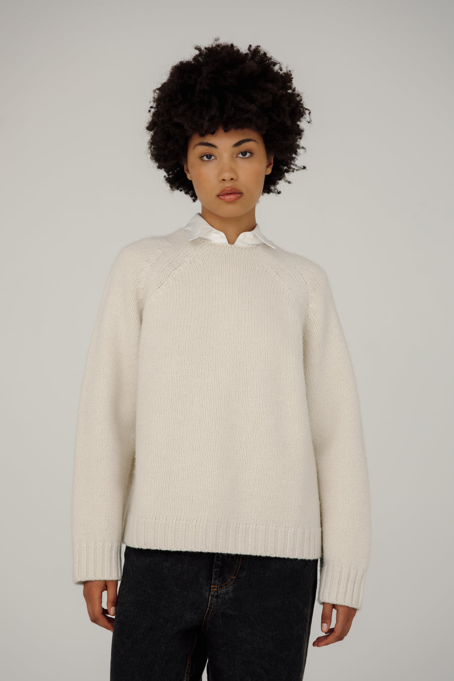 Gia Sweater in Chalk