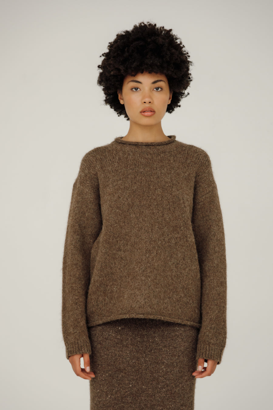 Linden Pullover in Saddle