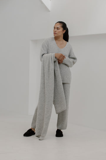 Bare Knitwear Fine Linen Top – Fluff Alpaca